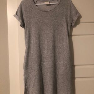 Gray T-shirt Dress